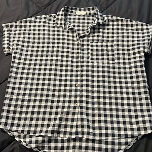 Roolee Linen Gingham Top